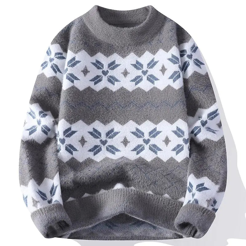 Winter Sweaters for male men thick O-neck sweater men Student youth sweaters autumn Men's wool Casual Knitwear Pullover