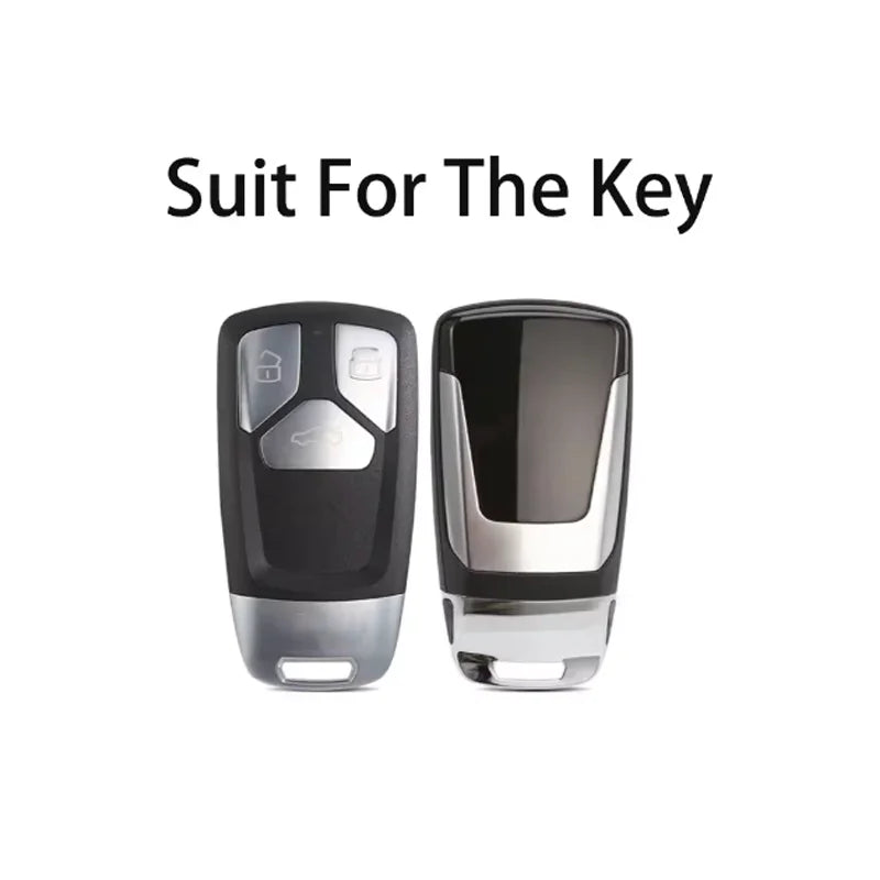 For Audi A4L Car Model for Audi A6 A5 Q7 S4 S5 S7 A4 B9 A4L 4m 8W Q5 TT TTS RS 8S Coupe Remote Smart Car Key Case Cover Keychain