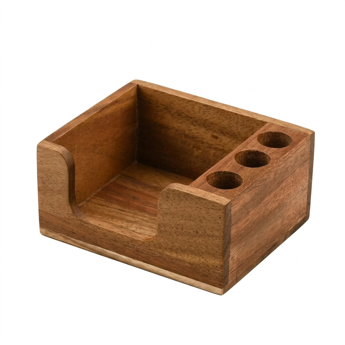 Premium Schreibtisch-Organizer aus Massivholz