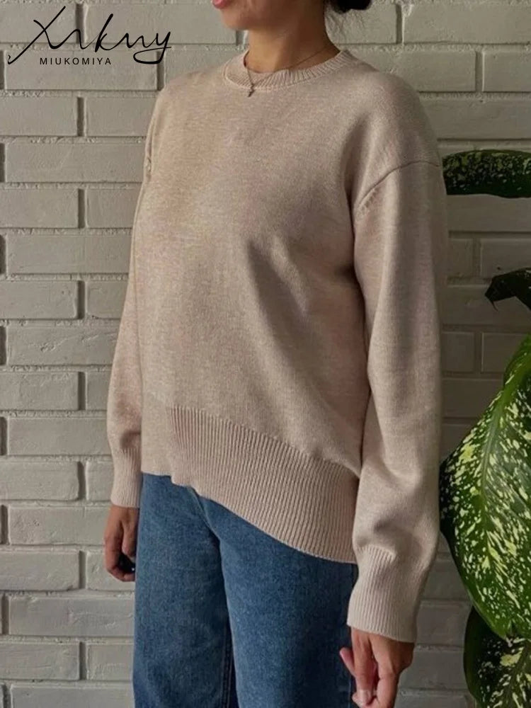 Thick Winter Sweater Women Oversized Pullover Ladies 2025 Loose Green Jumpers Pulls Vintage Beige Warm Sweaters For Women Winter