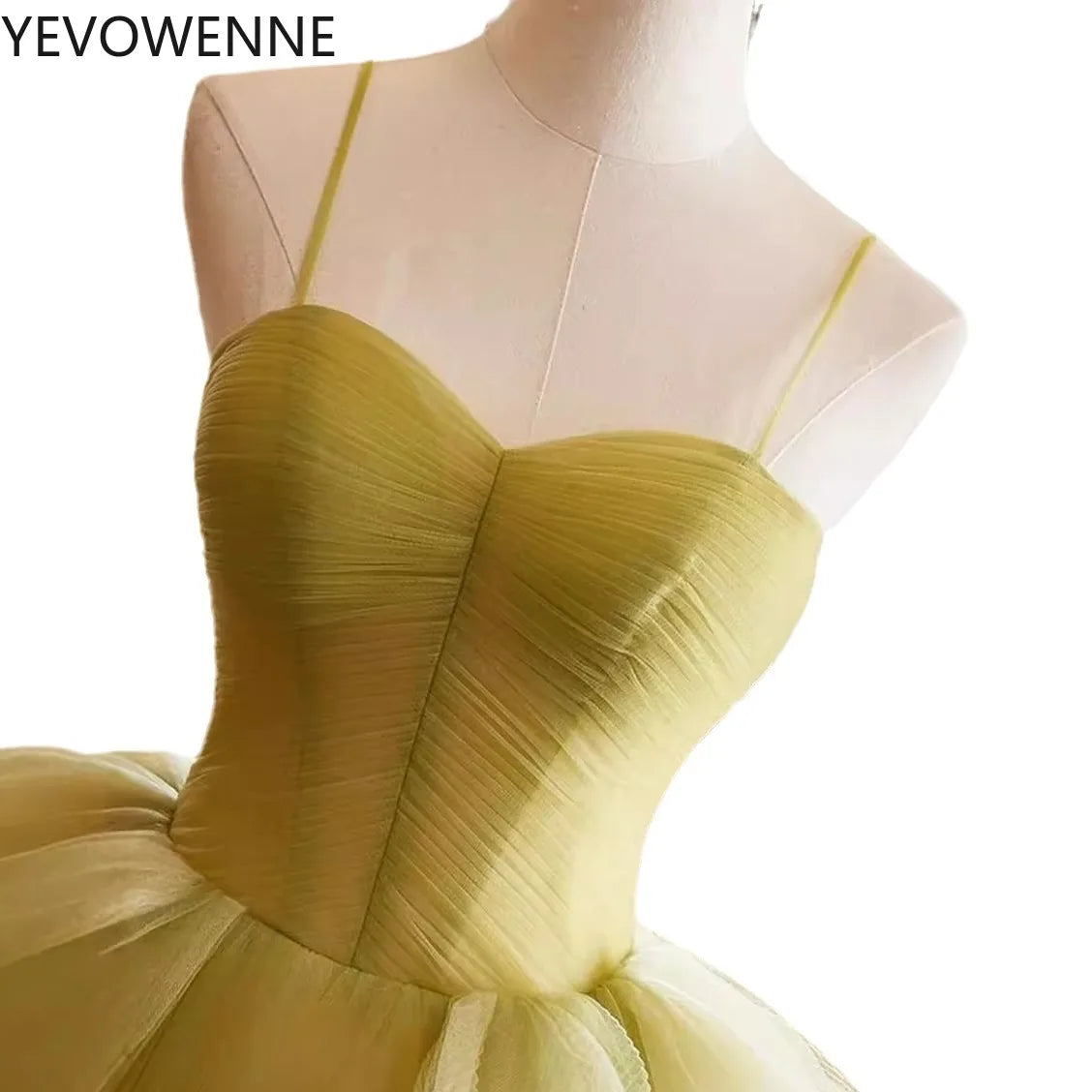 Elegant  Evening Dress for Women Sweetheart Neck Ball GownTulle Ruffles Formal Party Prom Dresses