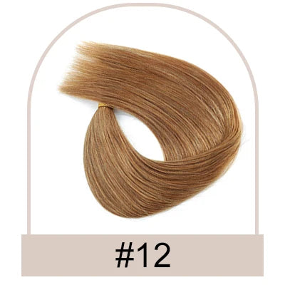 Addbeauty Human Fusion Hair Extensions U Tip Keratin Capsule 100% Remy Human Hair Nail Tip Machine Made Hair Extension Natural