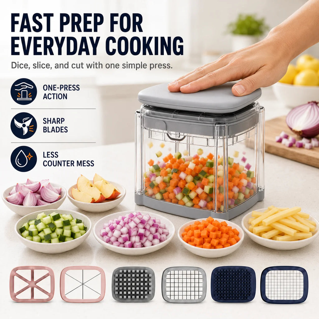👉 Multifunktionaler Gemüseschneider 4-in-1