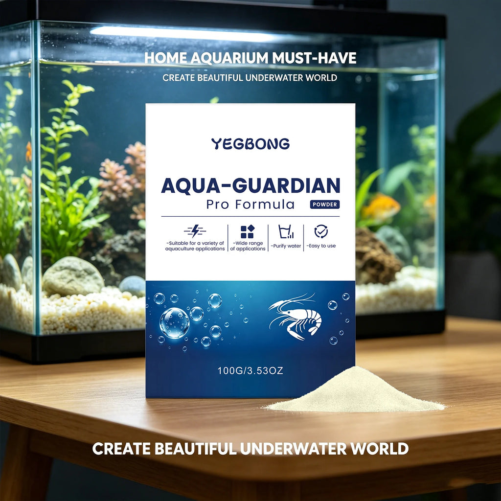 Aquarium Water Purifier Powder Remove Impurities Purify Water Improve Water Quality Safe Easy to Use Fish Tank Water Conditioner