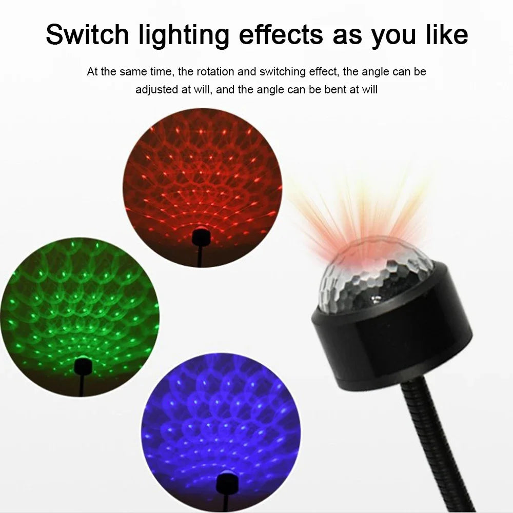👉 Mini LED Auto-Dachhimmel Sternenlicht Projizierer