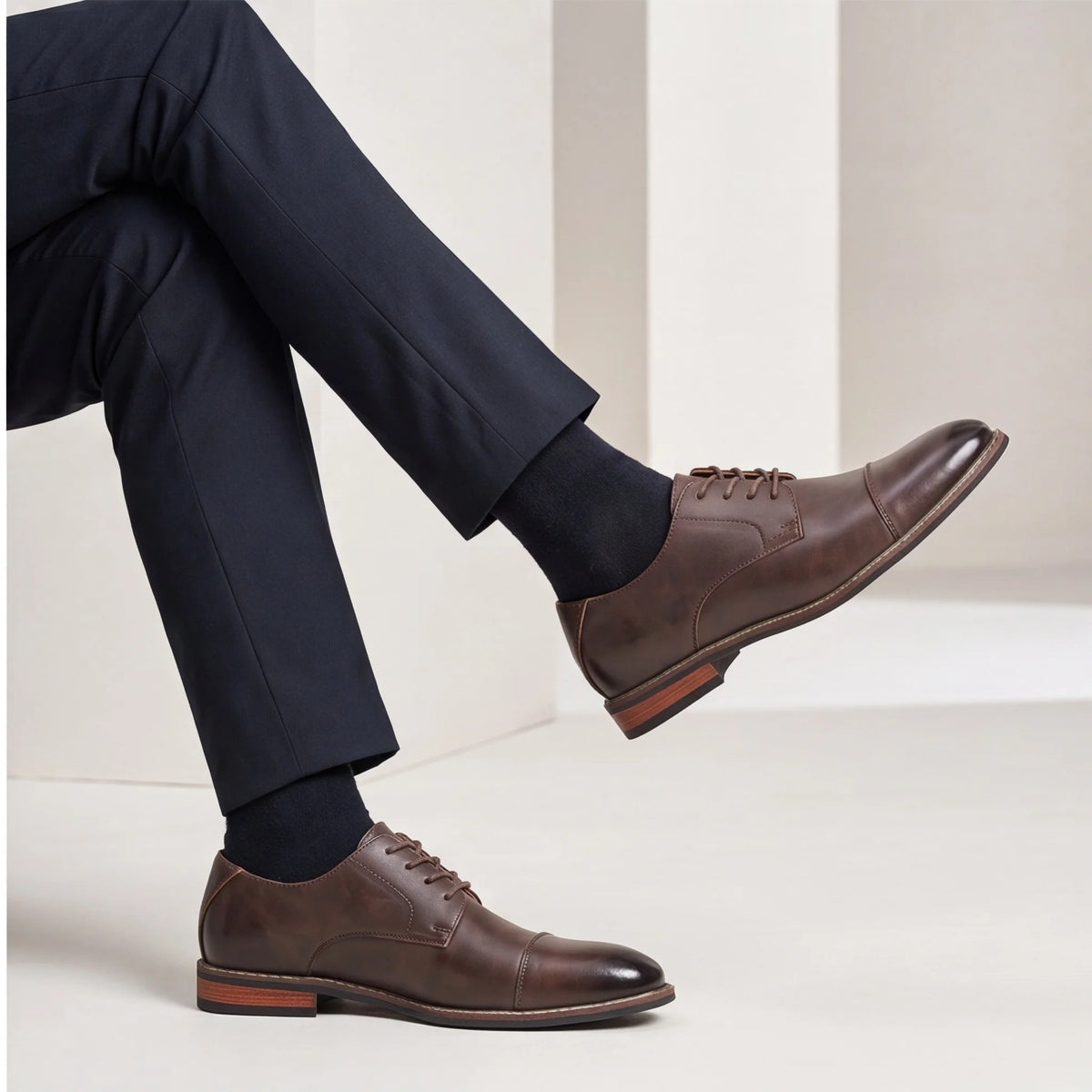 Men's Dress Shoes Formal Style Shoes For Man Business Office Style Shoes Man Dress Style Rubber Sole Lace Up