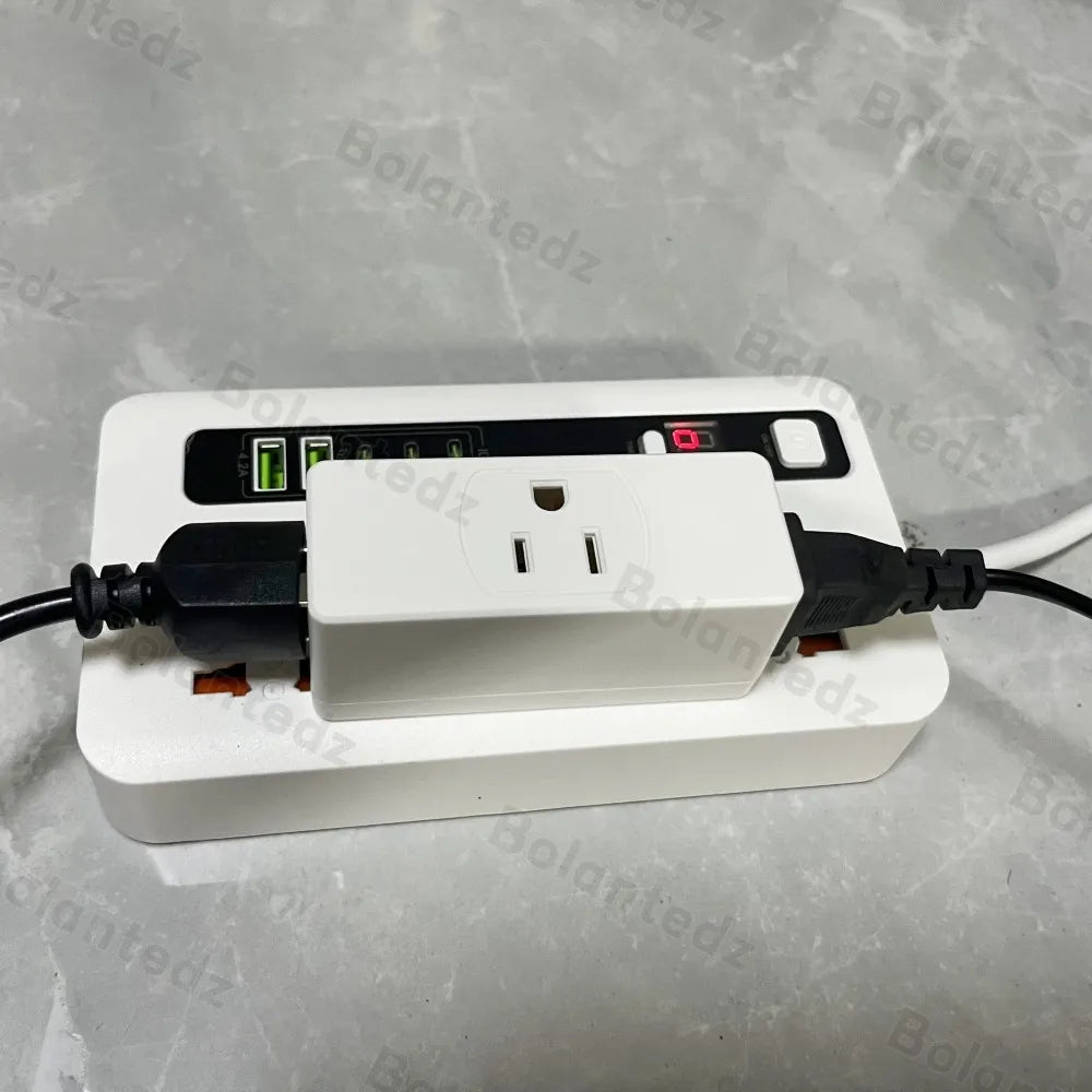 1Pc 3 Way Multi Plug Outlet Extender, Wall Outlet Expander, Small Electrical Outlet Splitter for Travel, Home, Office, Dorm