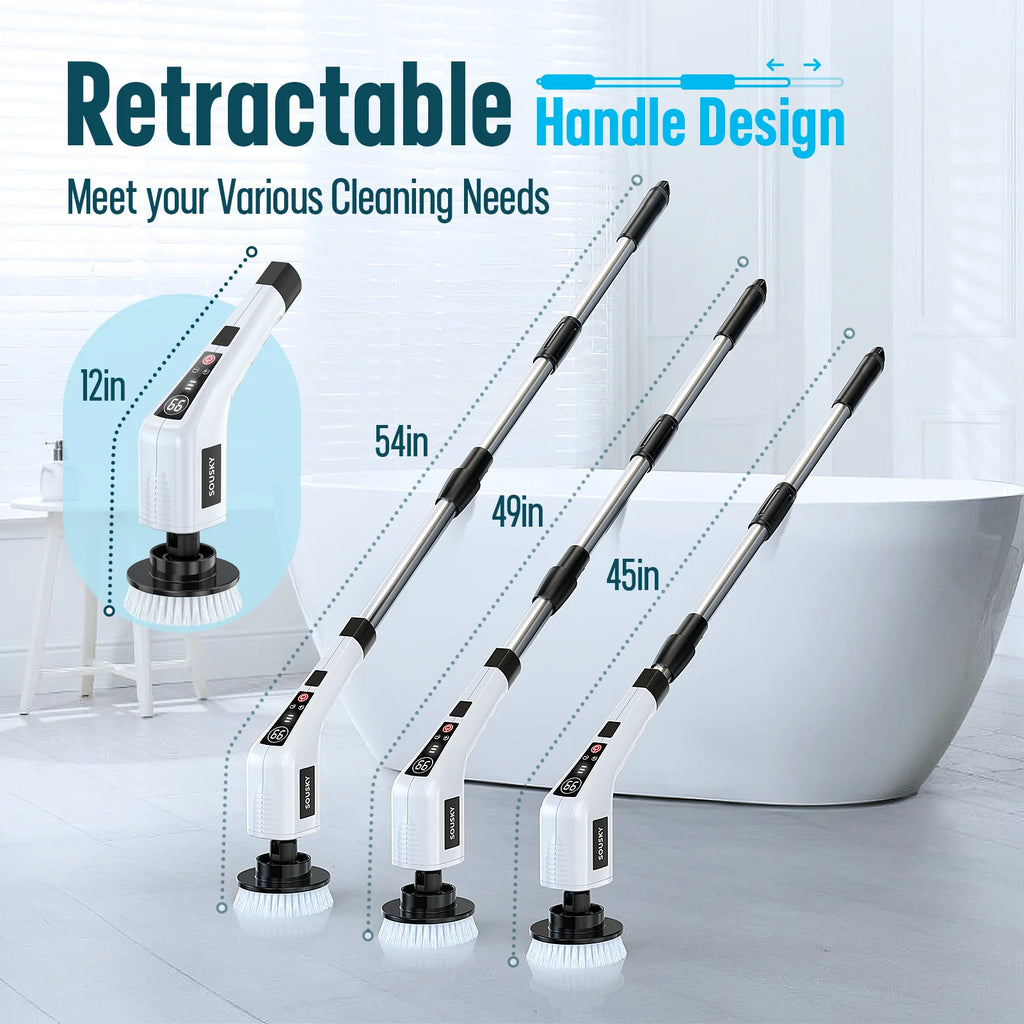 Electric Cleaning Brush 8 in 1 Multifunctional Household Wireless Rotatable Cleaning Brush For Bathroom Kitchen Windows Toilet