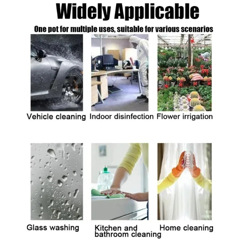 1.2L Car Wash Spray Bottle Wash Can Hand-held Car Wash Watering Car Home Gardening Air Pressure Sprayer Cleaning Tools