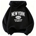 Kids New York Fashion Letter Hoodie Sweatshirt Casual Hoody for Boys & Girls Comfortable Autumn Winter Children's Clothing