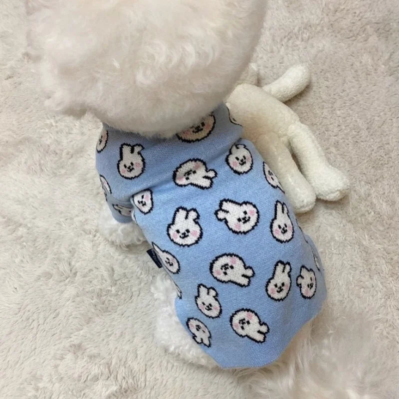 Winter Dog Sweater for Small Dogs Cute Animal Dog Knitted Pullovers Soft Warm Puppy Clothes Fashion Cat Sweater Pet Dog Supplies