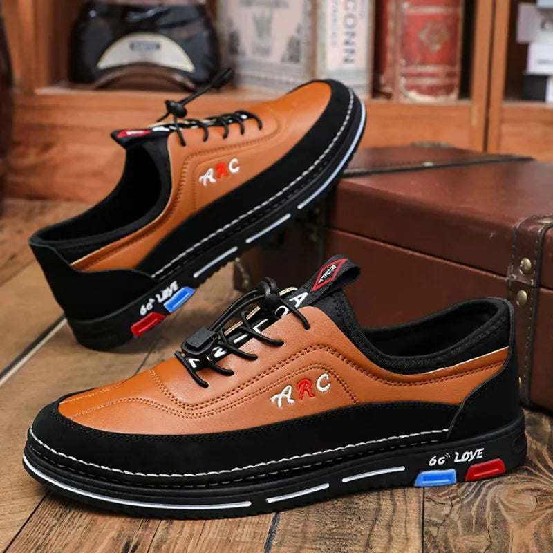 Men's Business Dress Shoes, Lightweight, Wear Resistant, Breathable. Ideal for Office, Commuting & Daily Formal Outfits