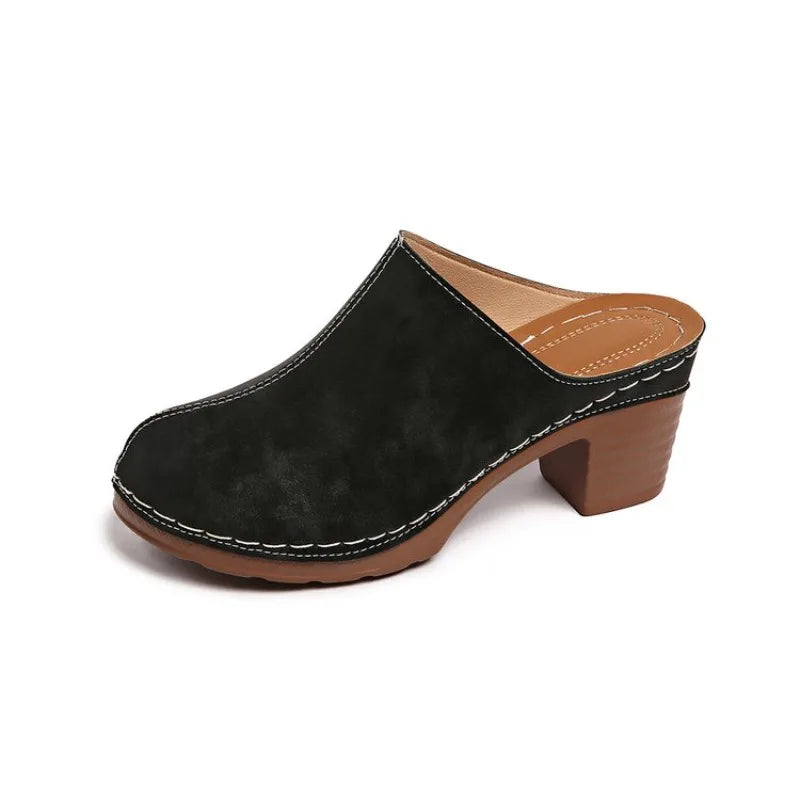 Women High heels Wedge  Sandals  New Summer Fashion SlippersLady's breathable head-covering slippers