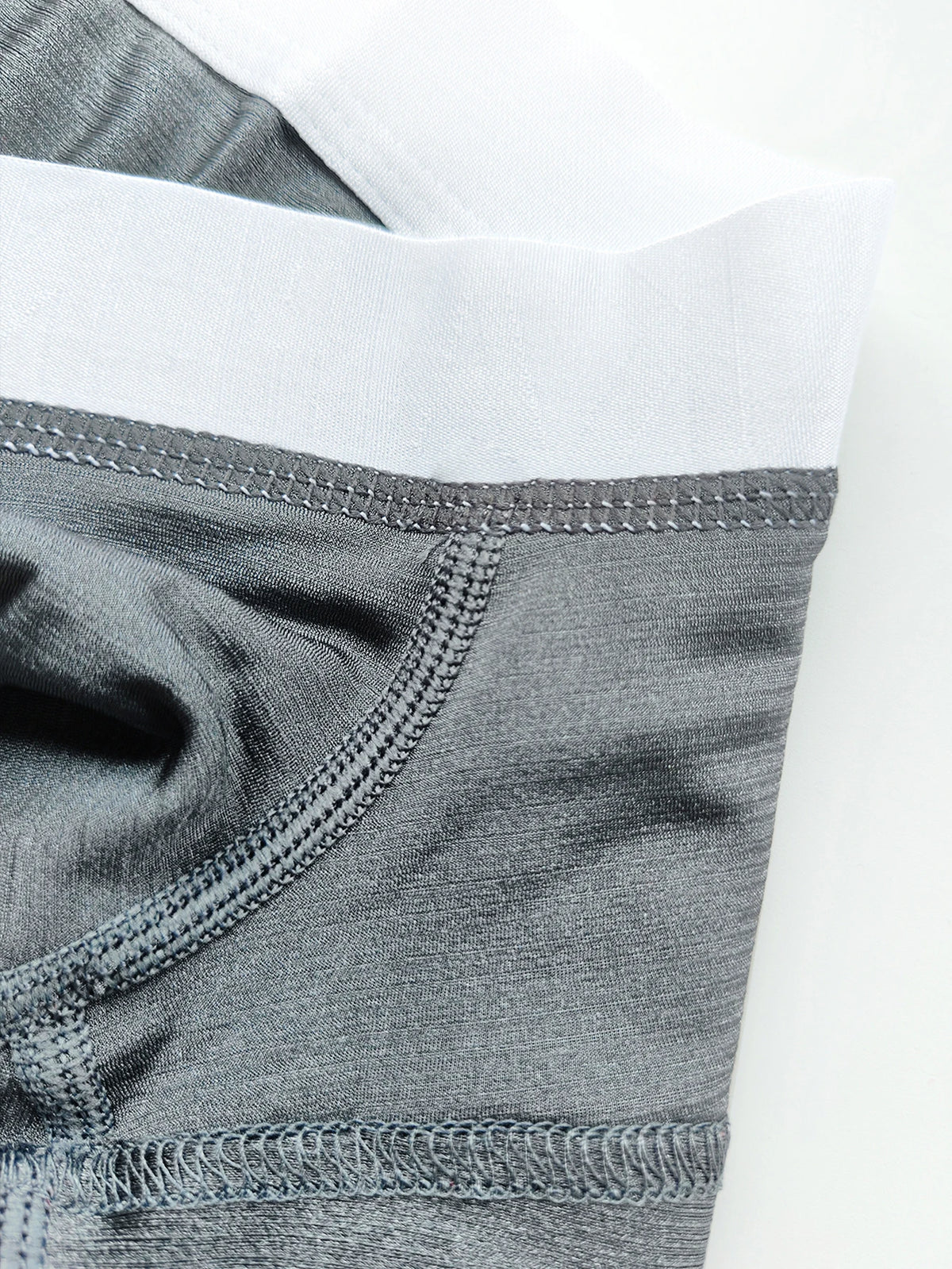 Comfortable Boxer Briefs for Men Youth Pure Color Simple Style Personalized Square Shorts 1pc Flat Angle Underwear for Men