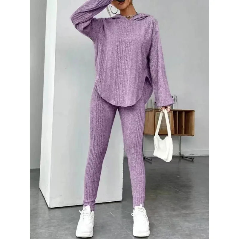 Room Wear Ladies Winter Women Pajamas Woman Set Cap Built Pajamas Ensemble Pyjama Femme Bidol for Night Women Women's Pajama Set