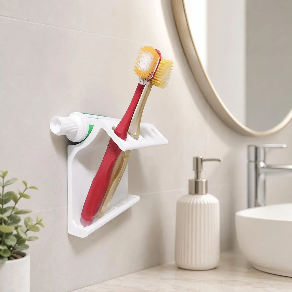 Bathroom Multifunctional Organizer, Toothbrush Holder,Multifunctional Drain Rack Storage And Organization, Bathroom Storage Rack