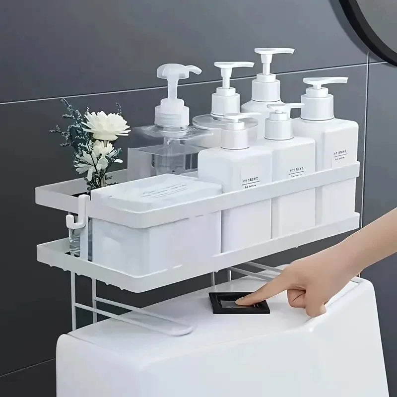 Over The Toilet Storage Shelf - 3-Tier Bathroom Organizer Rack, Space-Saving Above Toilet Storage for Bathroom Accessories