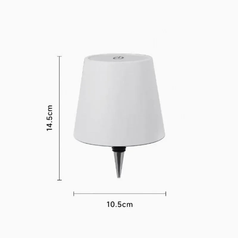 Kabellose LED Flaschenlicht-Tischlampe mit Touch
