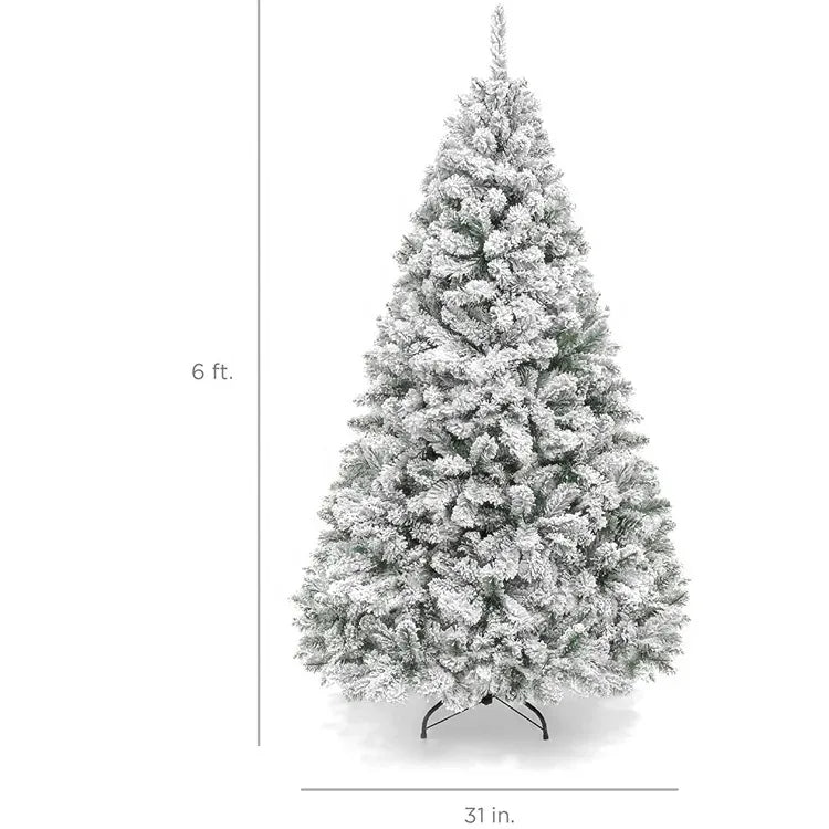 Weißer Polarschnee-Weihnachtsbaum – Elegante Winterpracht