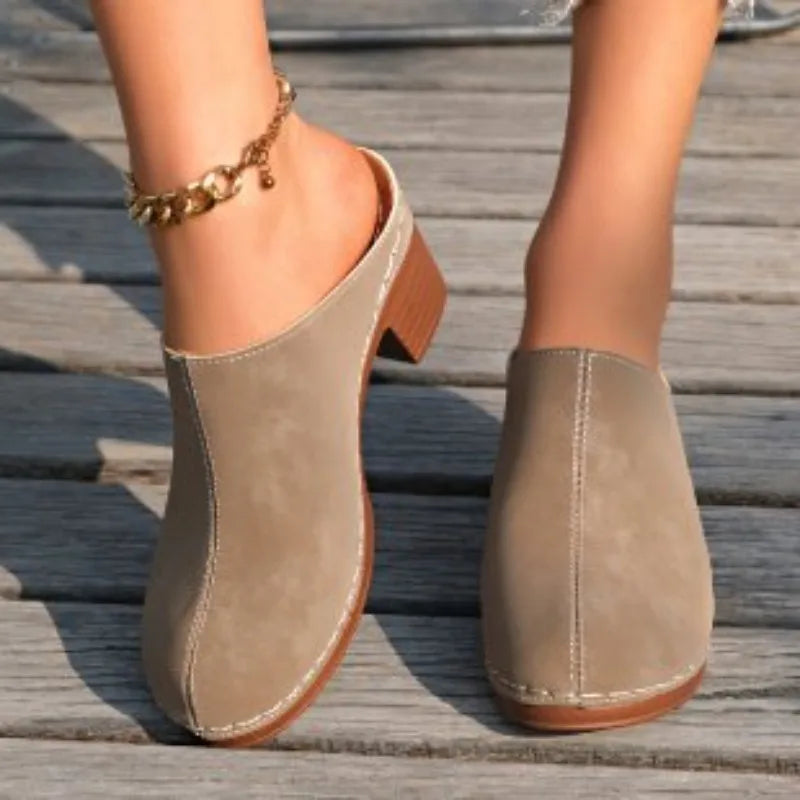 Women High heels Wedge  Sandals  New Summer Fashion SlippersLady's breathable head-covering slippers