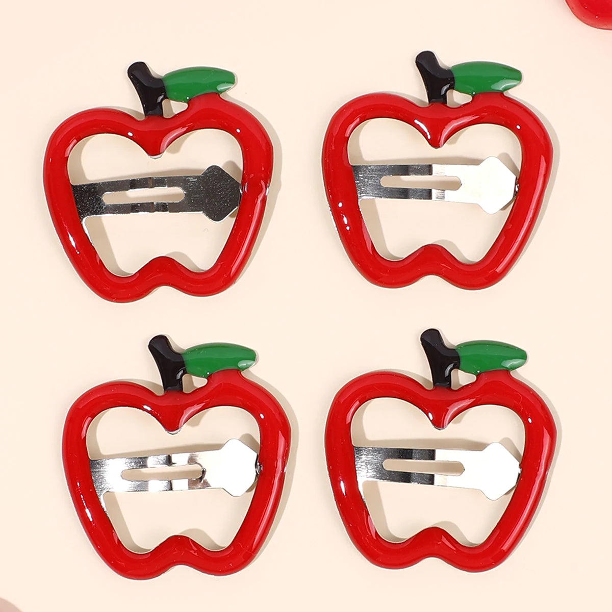 10Pcs/set Hot Cute Girls Hair Accessories Fruit BB Hair Clips Side Strawberry Hairpin Children Daily Styling Boutique Headwear