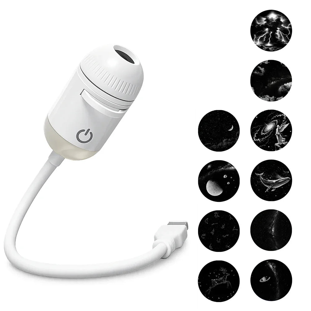 👉 Ambiente LED USB-Projektionslampe für Räume