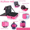 Professional Makeup Case Female Travel Big Capacity Beauty Nail ToolBox Cosmetic Organizer Suitcases For Makeup Storage Boxs