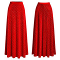 Women Skirts Elegant Velvet Elastic Waistband Shiny Rhinestone Skirt for Christmas Halloween Carnival Cocktail Party Dance Wear
