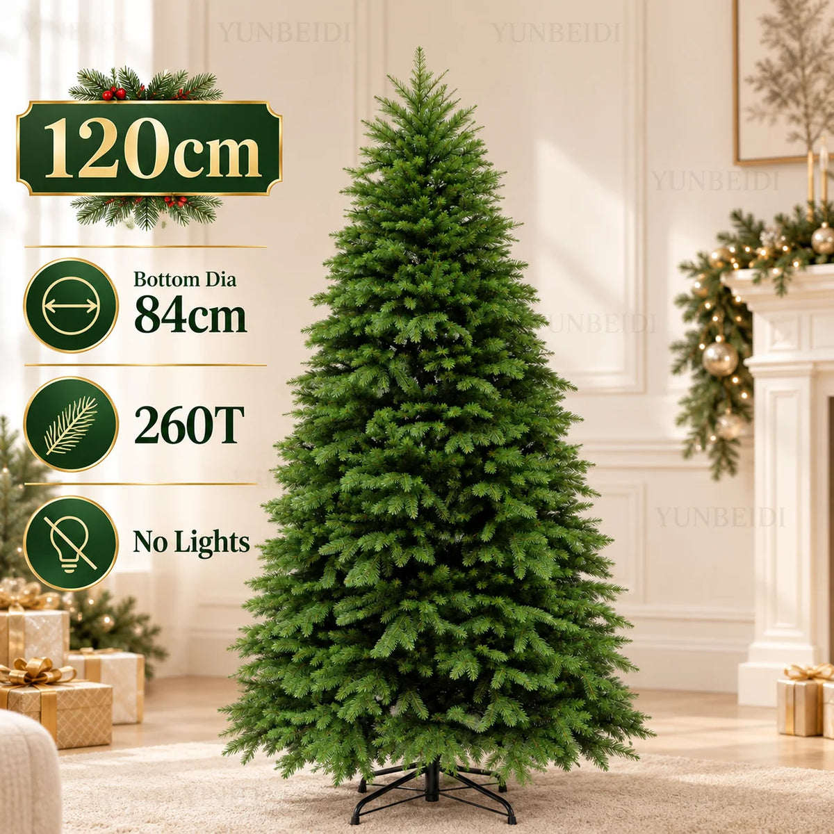 Königlicher Nordmann-Weihnachtsbaum – 100% PE Real-Touch