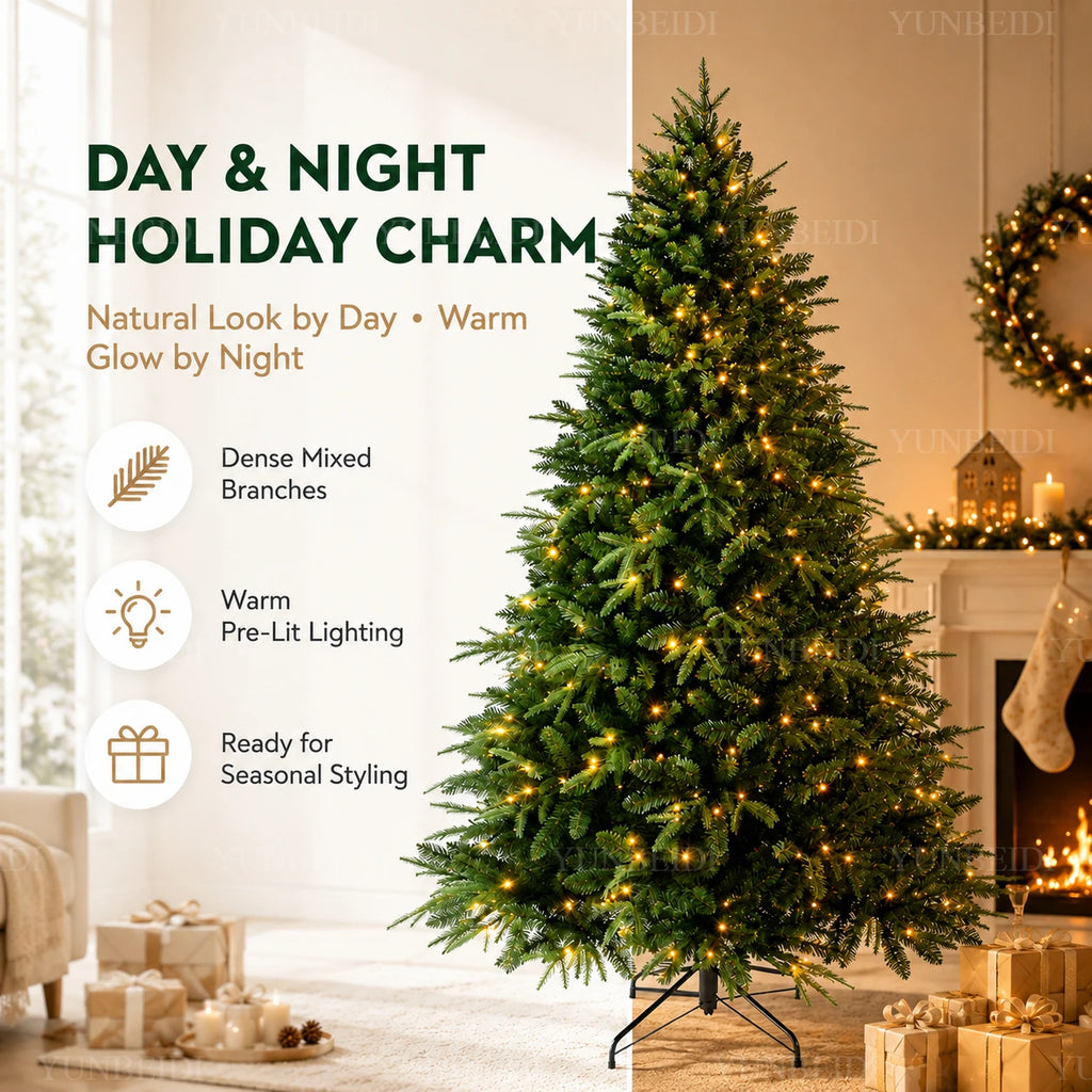 👉 Premium Weihnachtsbaum PE & PVC – Ultradicht & Naturgetreu
