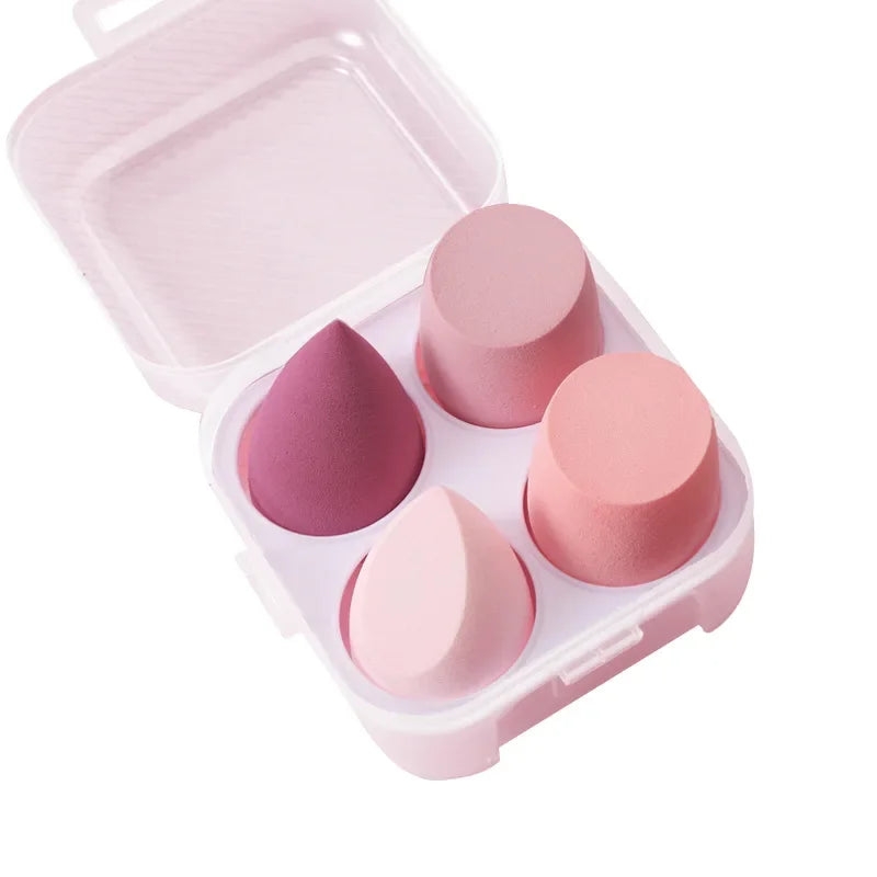 4Pcs/box Makeup Sponge Set Cute Fruit Cosmetic Puff for Foundation Cream Concealer Powder Face Make Up Blender Beauty Tools Pear