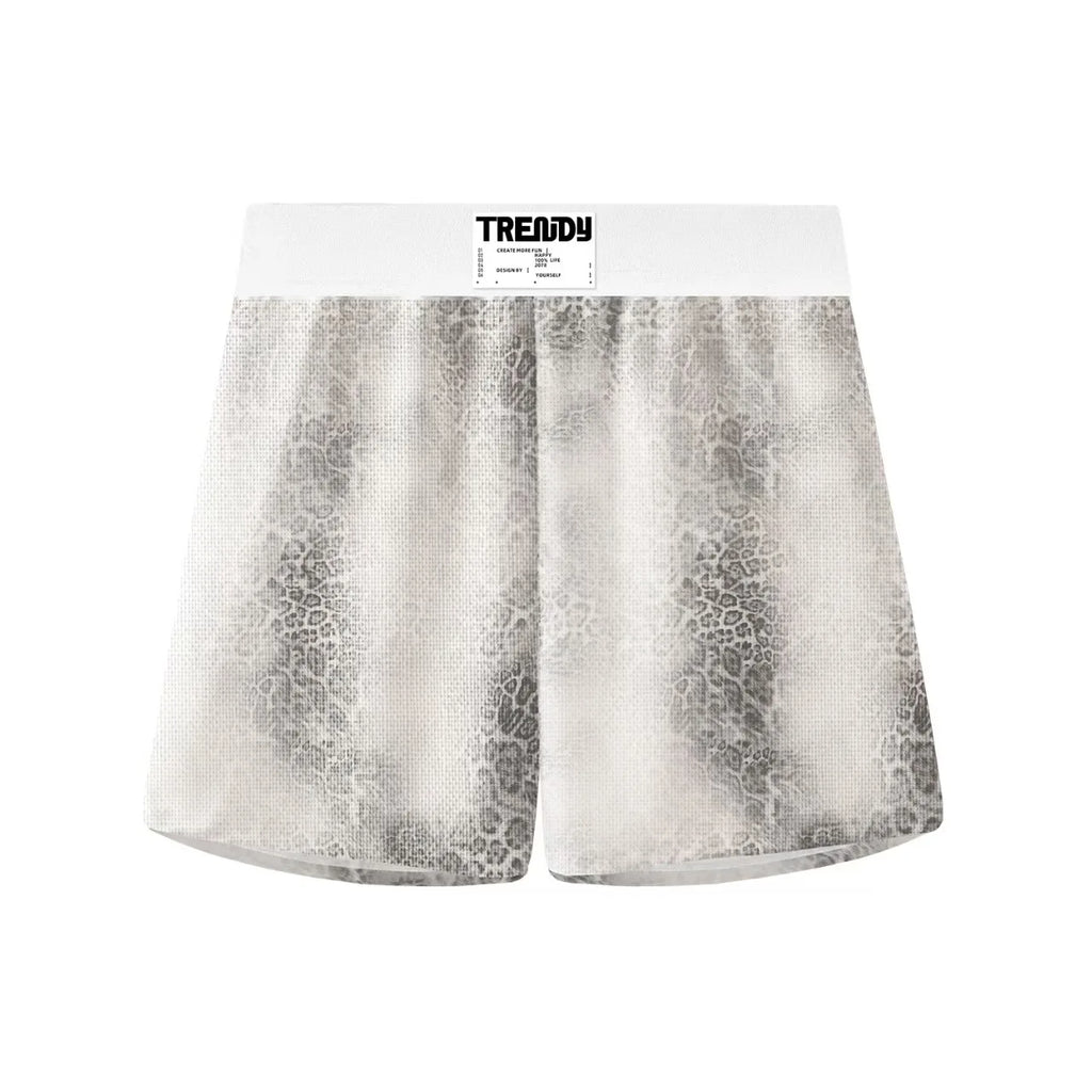 Men’s Boxer Briefs Breathable Soft Stretch Underwear High Elastic Comfortable Plain Color Shorts