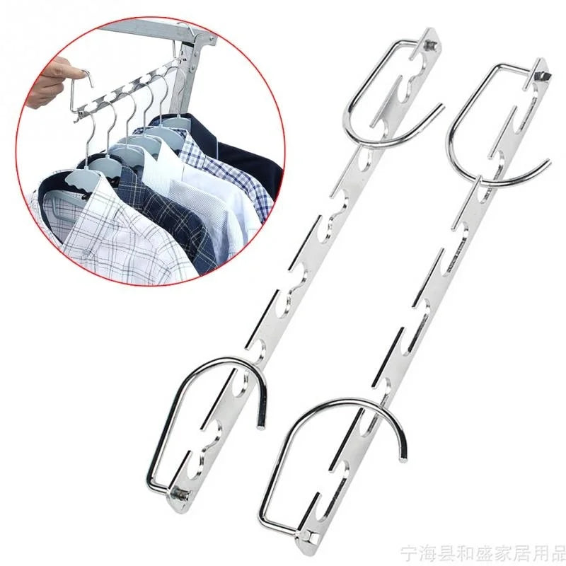 Multifunktionale Metall-Raumsparbügel (37cm) – Ultra-Stabil