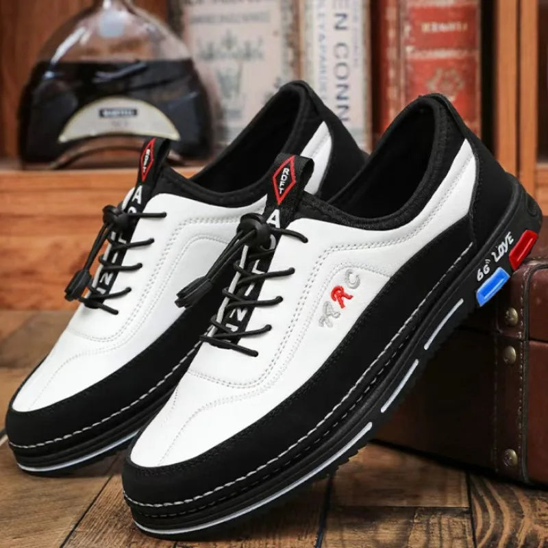 Men's Business Dress Shoes, Lightweight, Wear Resistant, Breathable. Ideal for Office, Commuting & Daily Formal Outfits