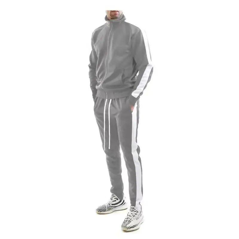 New Men's Tracksuit Men Hooded 2 Piece Set Autumn Winter Youth Trendy Streetwear Casual Sports Sweat Outfit Fashion Men Clothing