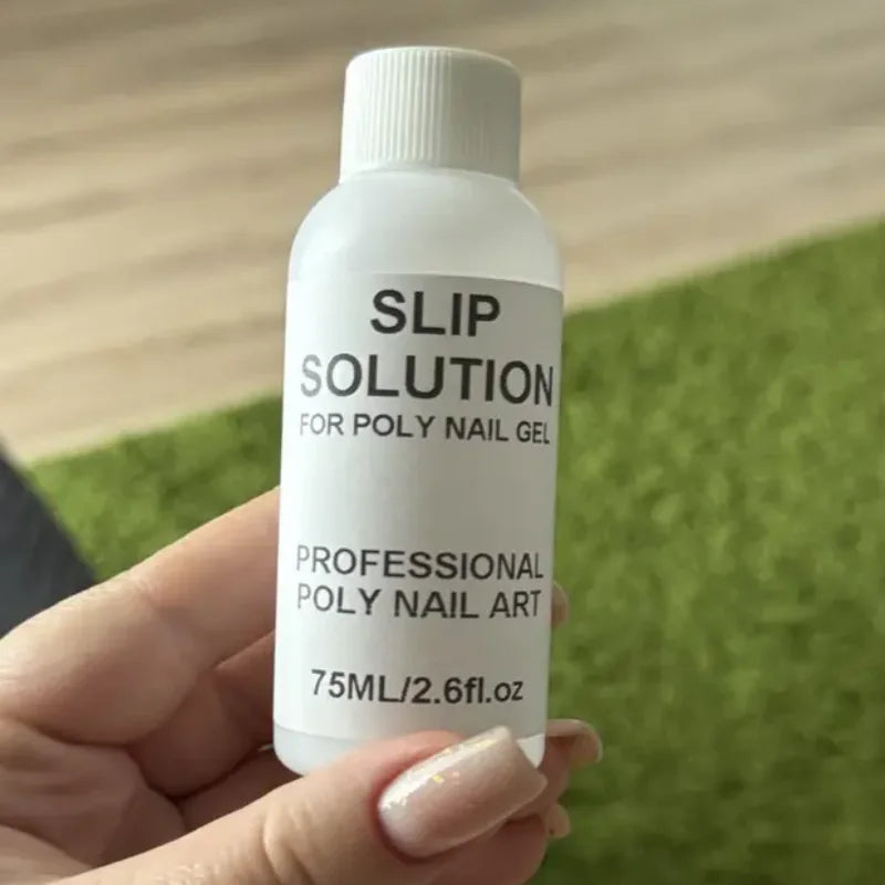 75ml Nail Slip Solution for Poly gel Extension UV Gel Nail Art Manicure Design Tools