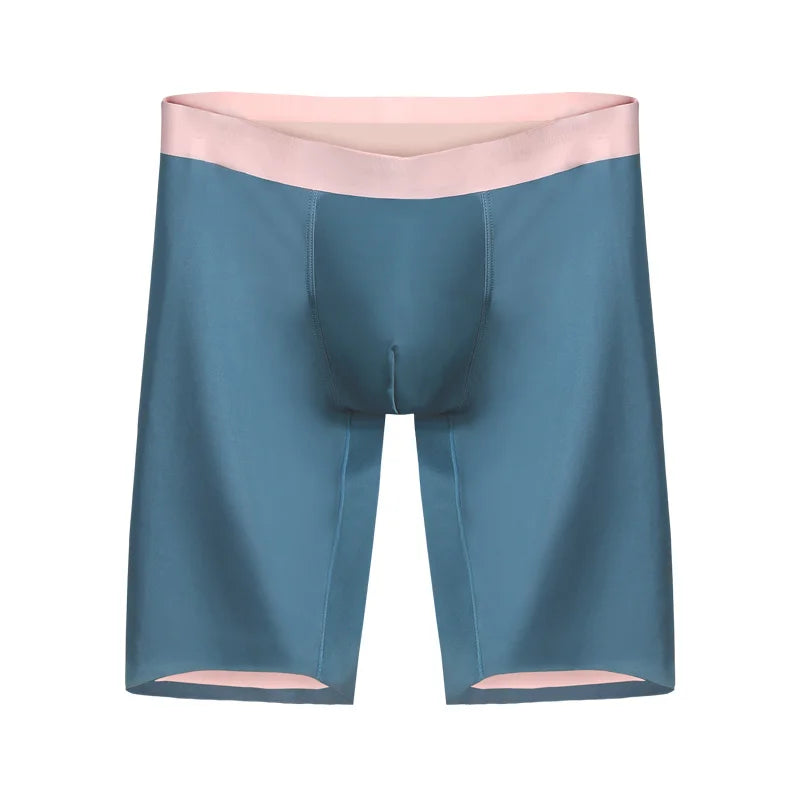 Sports briefs for men lengthened legs and fat men antibacterial boxers for boys anti-wear leg boxer shorts head