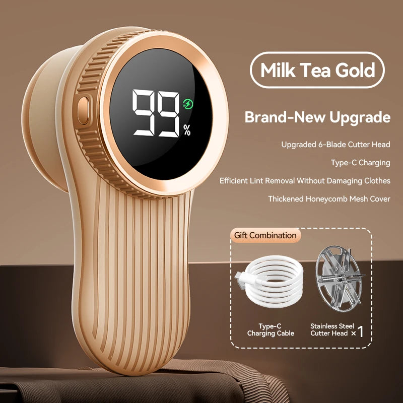 Electric Lint Remover Portable Fabric Shaver Rechargeable Hair Ball Trimmer Clothes Lint Machine Fuzz Pellet Remover