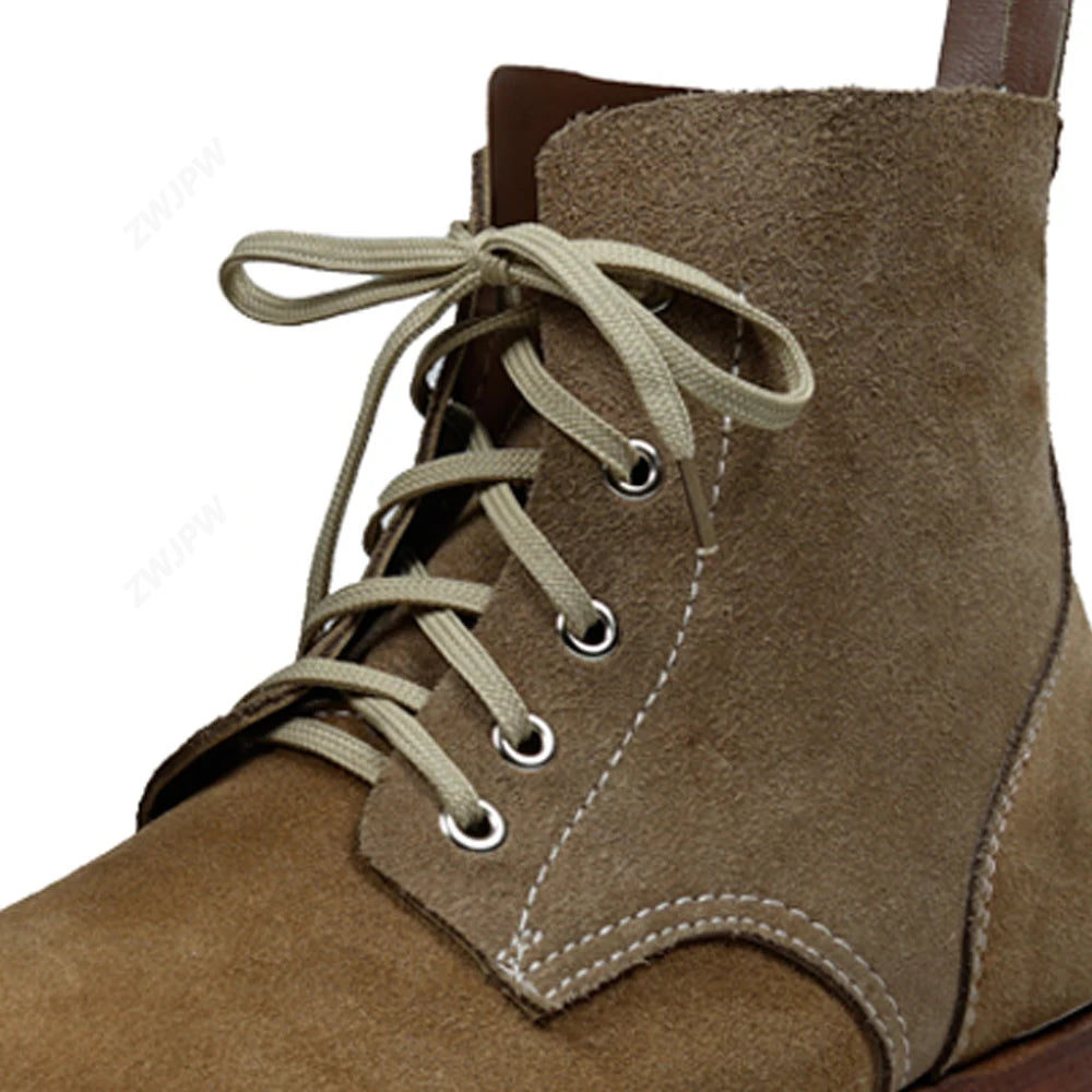 WW2 HIGH QUALITY Boots Made Of Pure Cowhide Bottom Nail Hoof