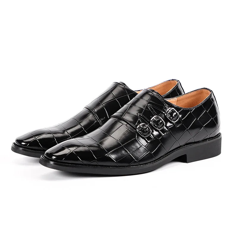 Dress Shoes Men Oxfords Fashion Business Office Men's Shoes Classic Luxury Leather Male Suits Shoes Italian Wedding Shoe