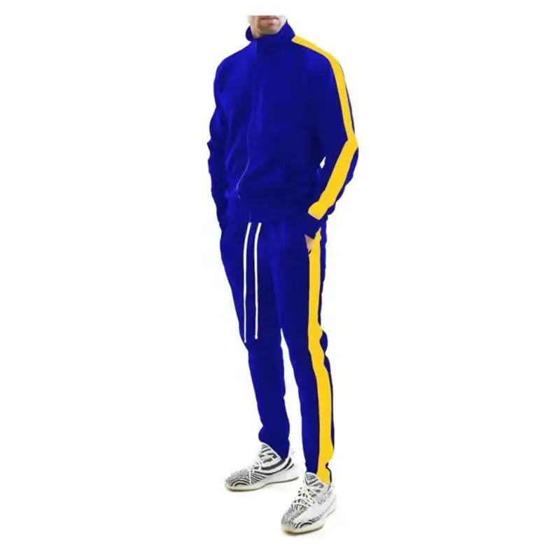 New Men's Tracksuit Men Hooded 2 Piece Set Autumn Winter Youth Trendy Streetwear Casual Sports Sweat Outfit Fashion Men Clothing