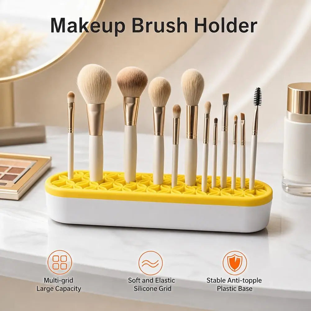 Premium Pinselhalter & Kosmetik-Organizer