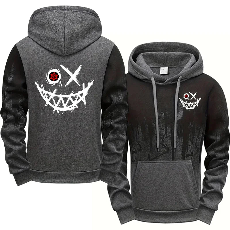 Men's Tracksuit  Men Two Piece Sets Versatile Casual Jogging Sweatshirts Fashion Comfort Daily Sports Simple Splashed Ink Hoodie