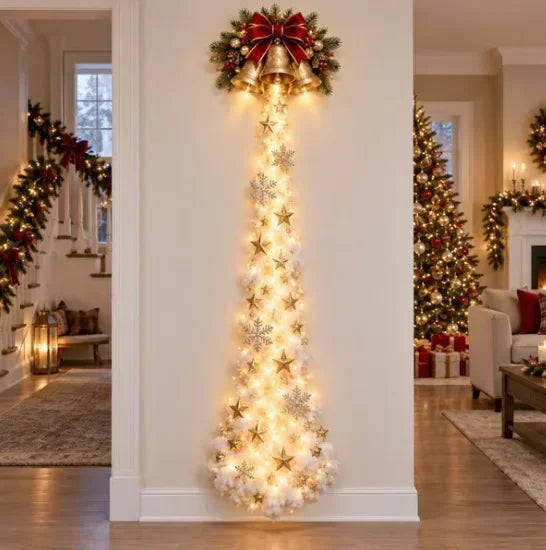 Leuchtende Weihnachts-Wanddekoration – Magische LED-Festbeleuchtung