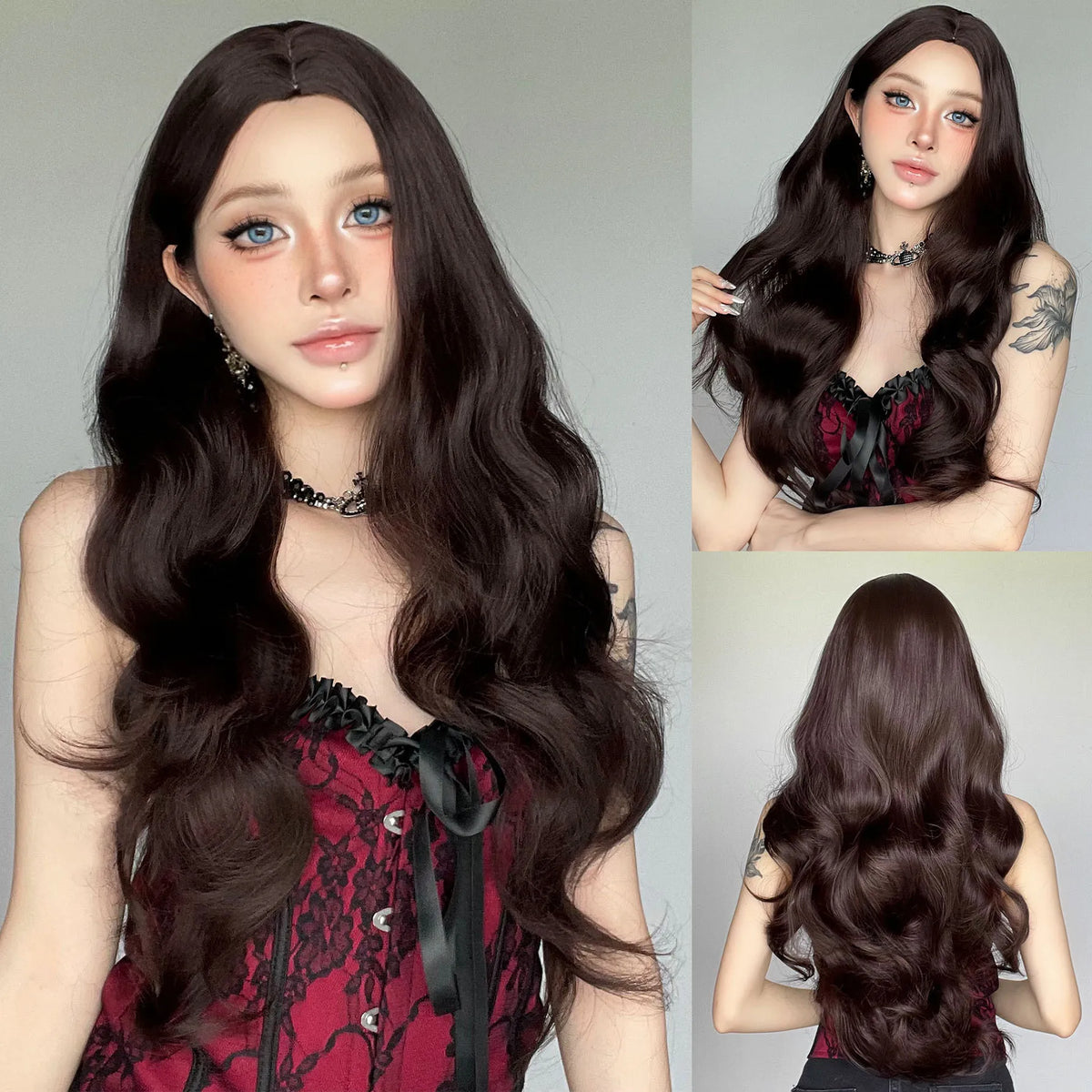 Light Pink Long Straight Hair Synthetic Wig for Halloween Cosplay Costume Party, Daily Wear, High-Temperature Silk Wig Cap