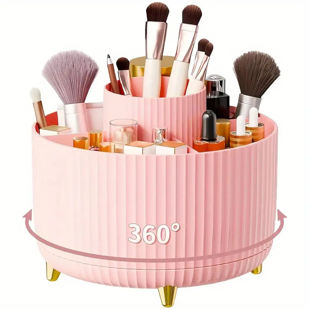 Premium Pinselhalter & Kosmetik-Organizer