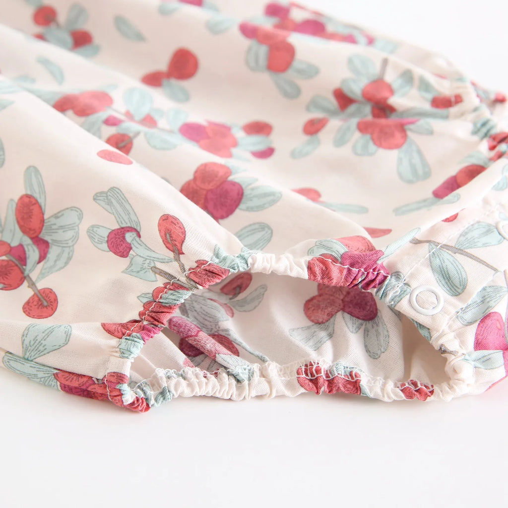 Summer Cotton Baby Girls Bodysuits Clothing Floral Infants Princess Onesies