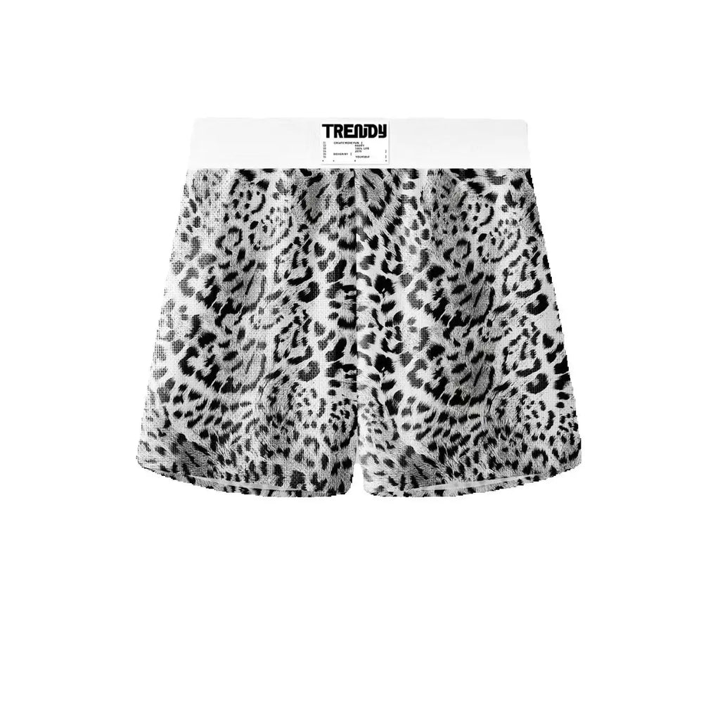 Men’s Boxer Briefs Breathable Soft Stretch Underwear High Elastic Comfortable Plain Color Shorts