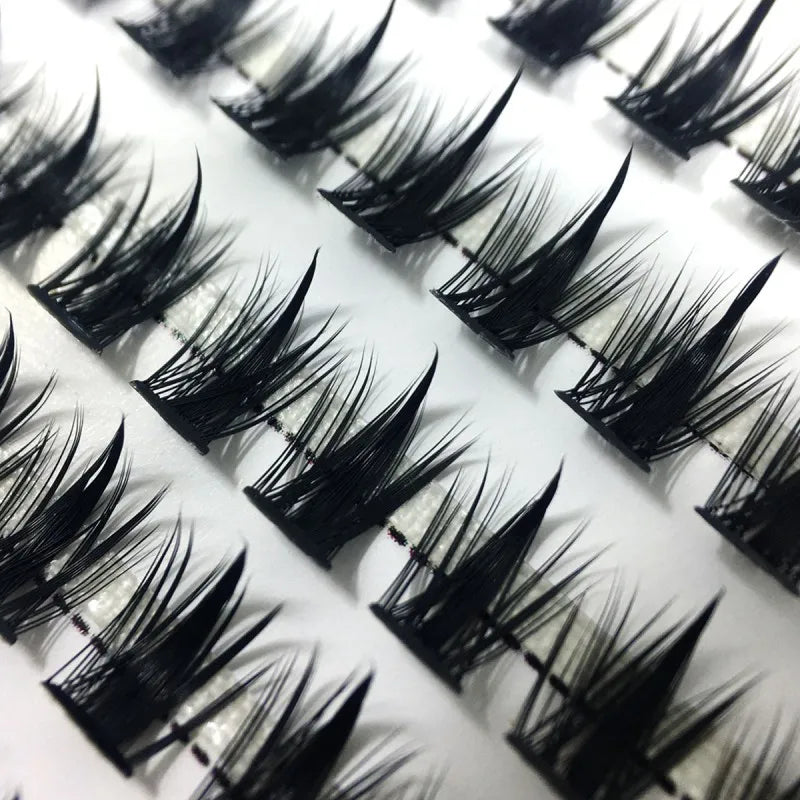 150pcs Manga False Eyelashes, Individual Natural Independent Mink Lashes, Makeup Tools Extension Fake Lashes Maquiagem Wholesale