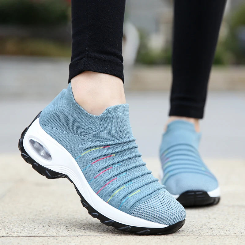 Women's Sneakers Versatile Ladies Orthopedic Sneakers Platform Shoes Women Casual Shoes Non-slip Wear-resistant Tenis De Mujer